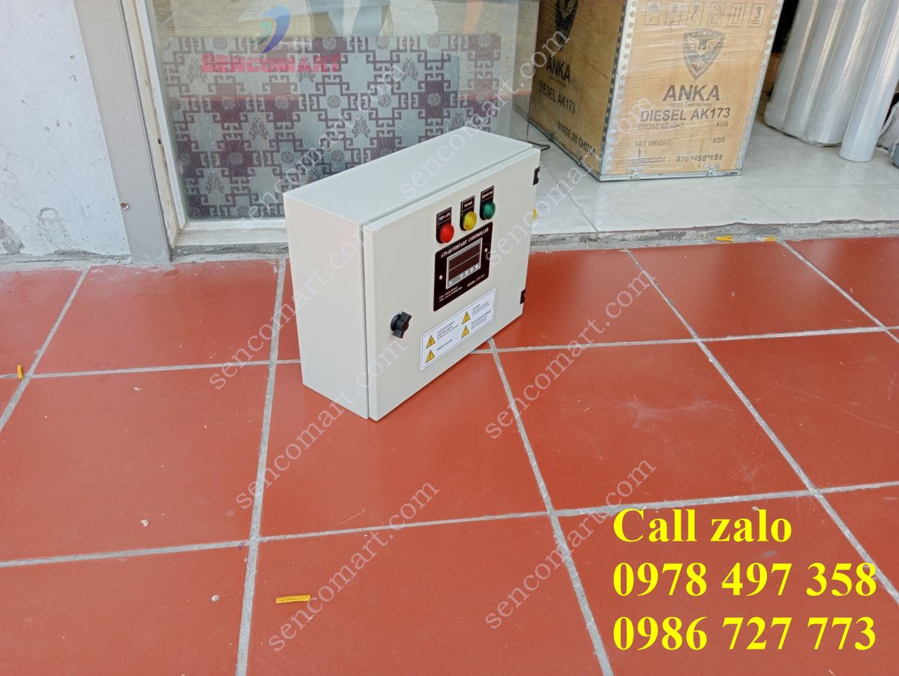 Tủ ats lắp cho máy phát điện 5,5kw chạy dầu