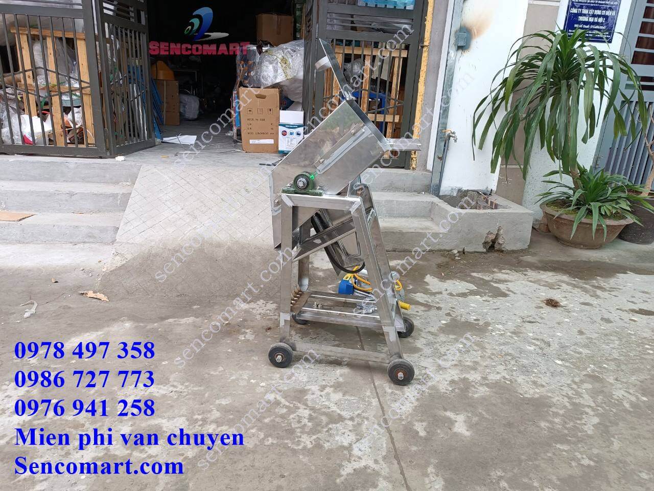 Máy xay đá cây xay đá viên phục vụ quán cafe