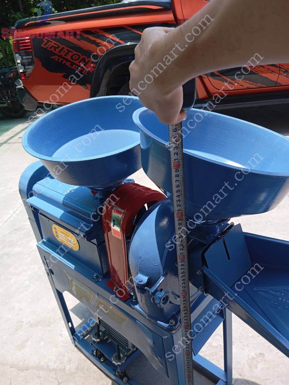 Máy xát gạo mini vừa xát vừa nghiền giá rẻ, TF1180