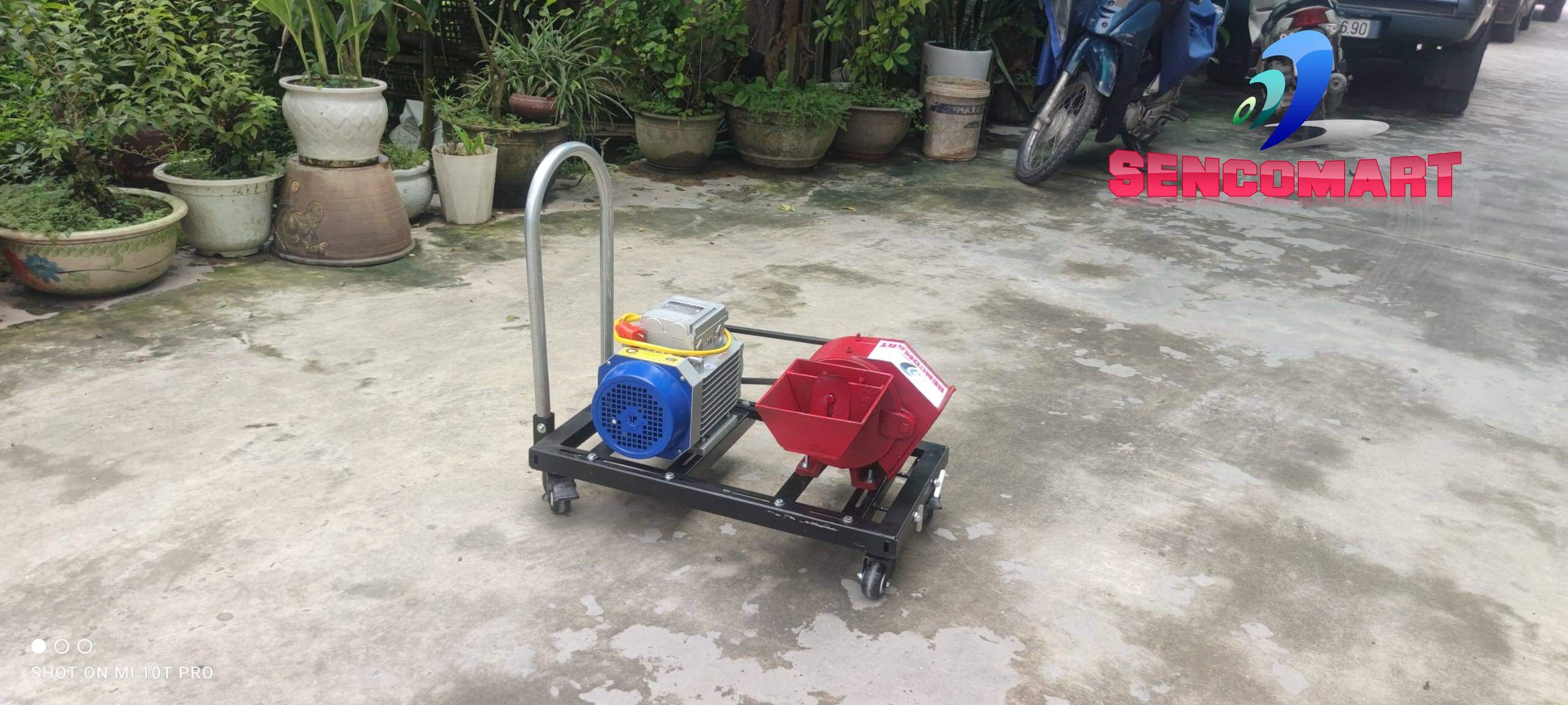 Máy Nghiền Bột Gang Đỏ Động Cơ 3kW – Nghiền Hạt Và Ngũ Cốc Siêu Mịn
