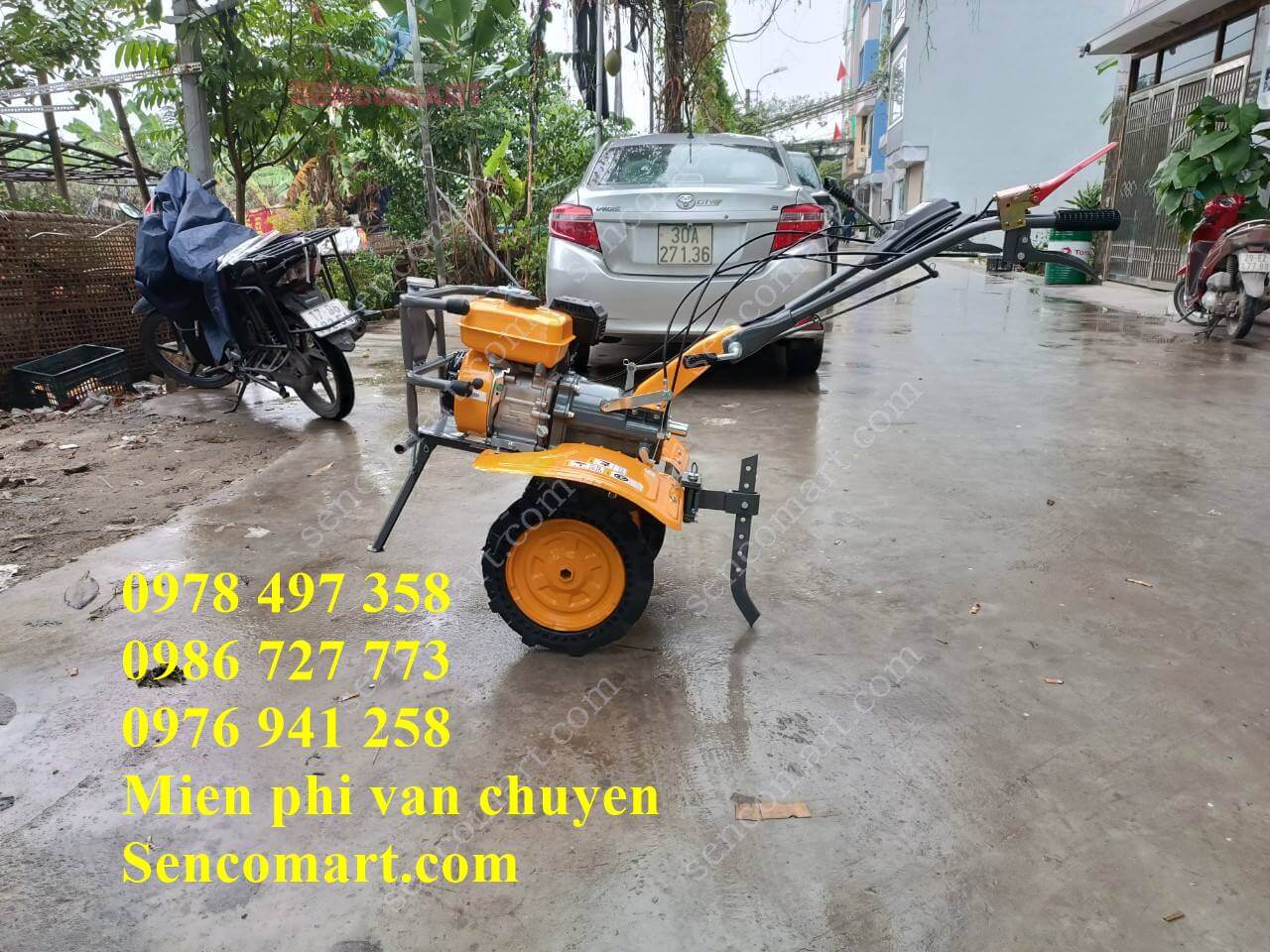 Máy xới đất taro 170f đấu đầu trực tiếp. Máy xới đất Trâu Vàng Taro 170