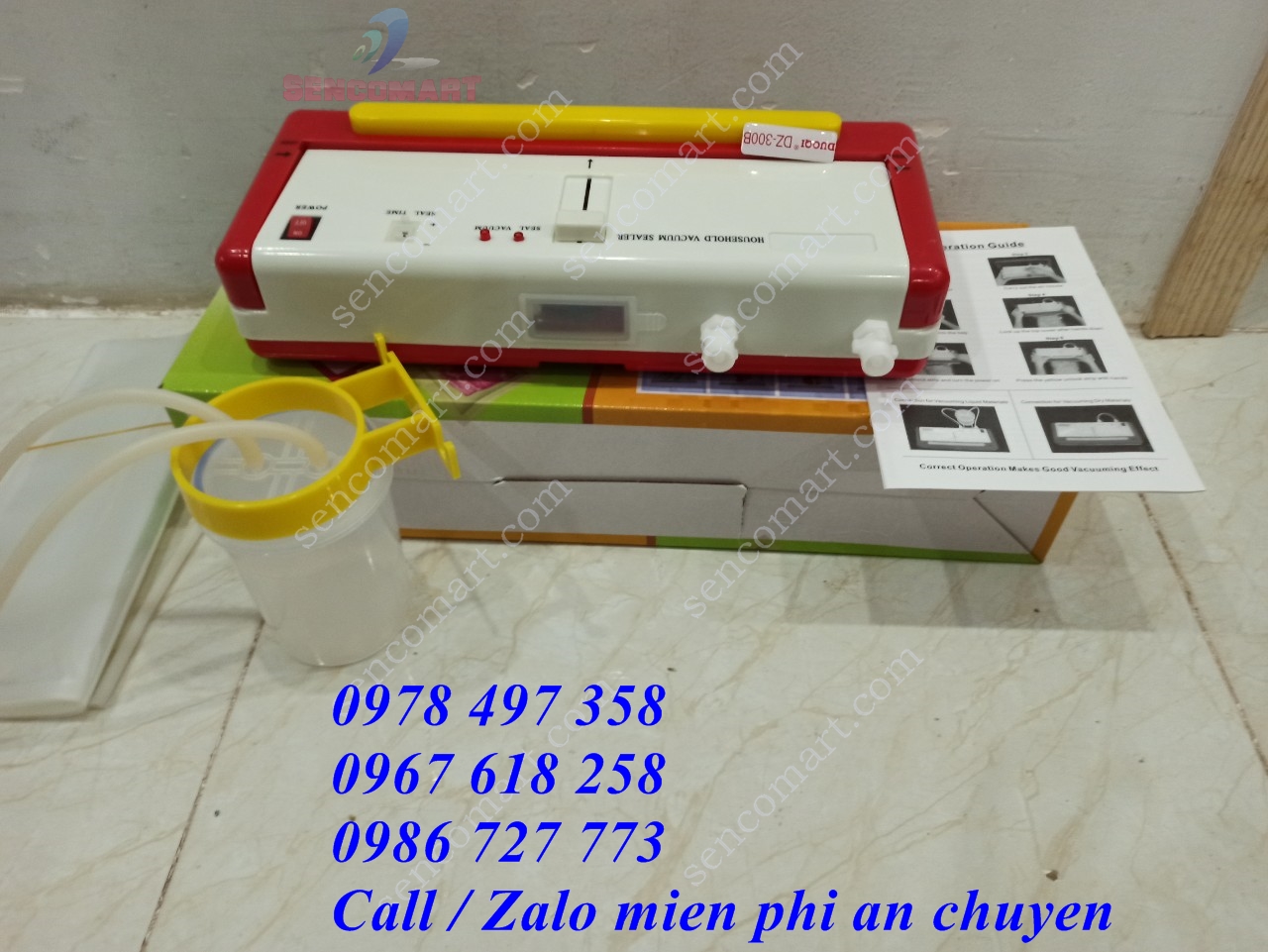 Máy hút chân không siêu nhanh, êm. Hàng nhập khẩu nguyên chiếc