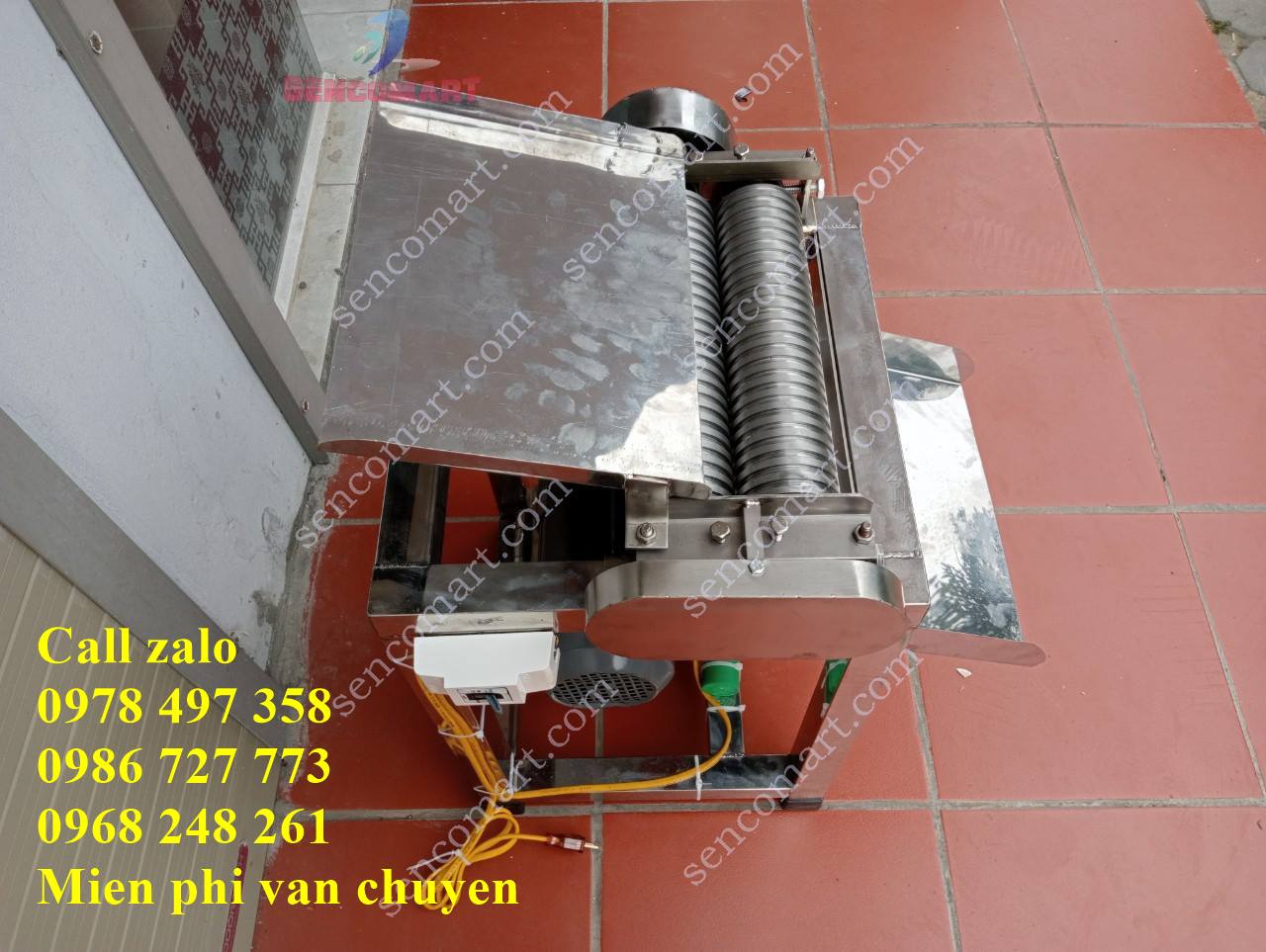 Máy cắt bánh canh lô dài 30cm theo yêu cầu