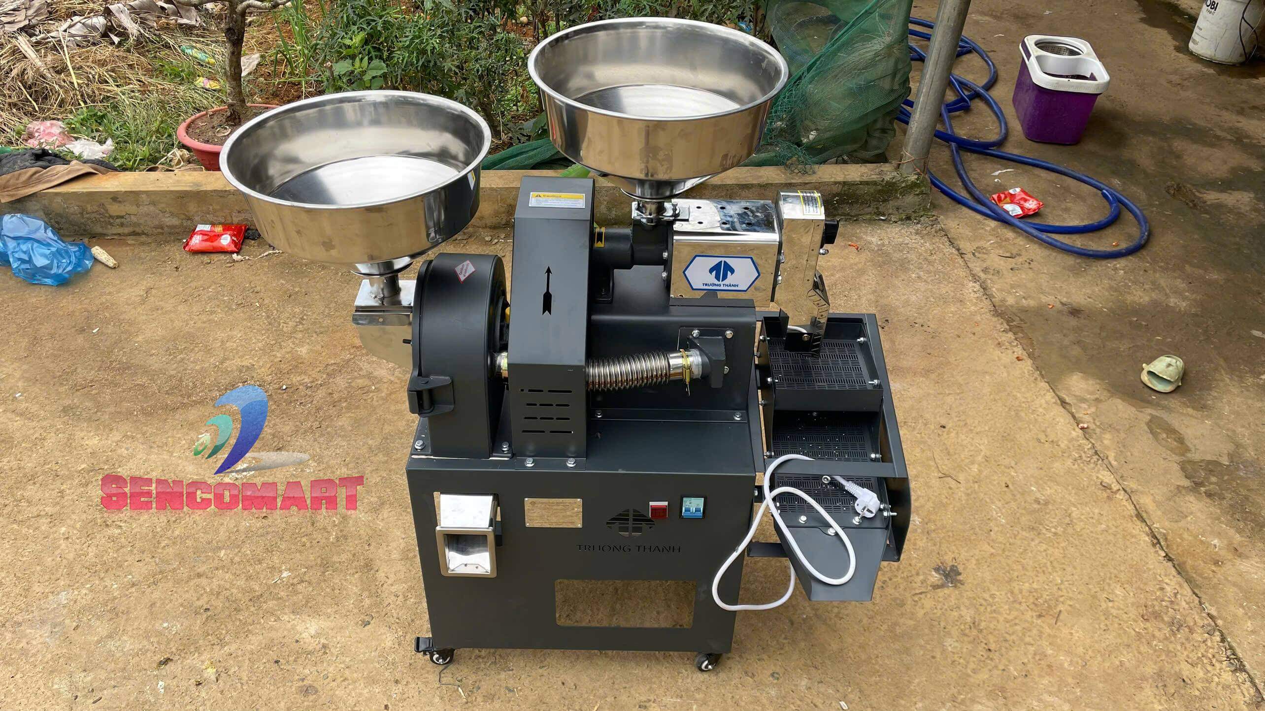 Máy xát gạo Trường Thành inox 3,5kw