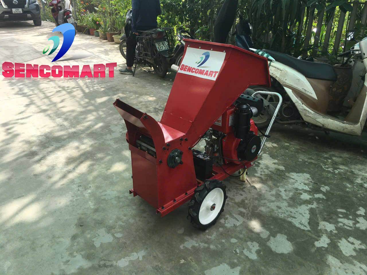 Máy Băm Cành Di Động Chạy Dầu - Làm Việc Mọi Lúc Mọi Nơi