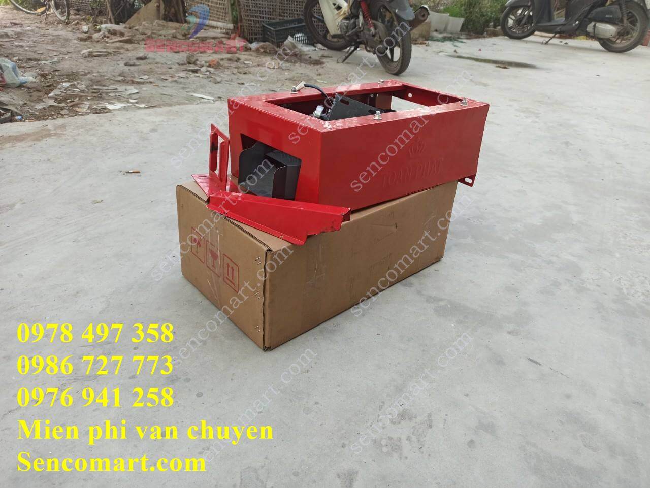 Bộ sàng rung cho máy lọc sạn Toàn Phát TF666S. Có động cơ riêng độc lập, và lắp được cho mọi loại máy xát gạo