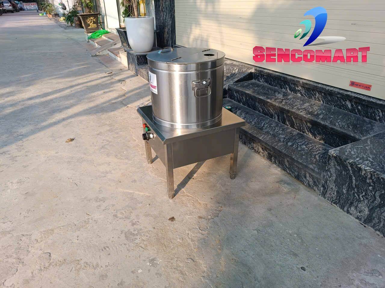 Nồi Nấu Phở Mâm Nhiệt Đế Vuông | Sôi Siêu Tốc & Tiết Kiệm Điện