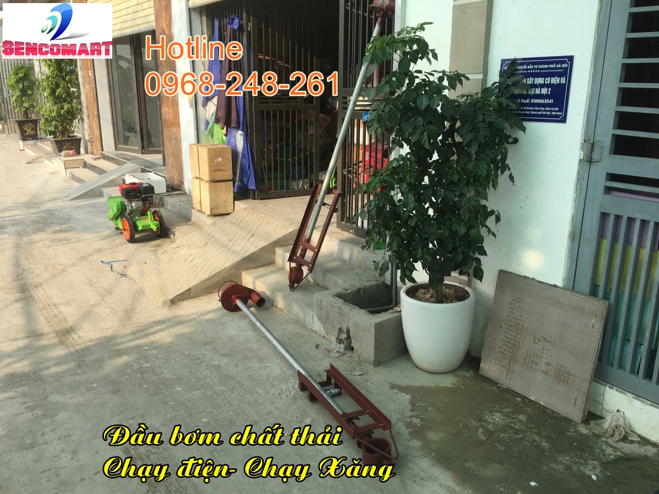 Máy hút bùn, hút chất thải cho trang trại làm theo yêu cầu phi 60 - 76