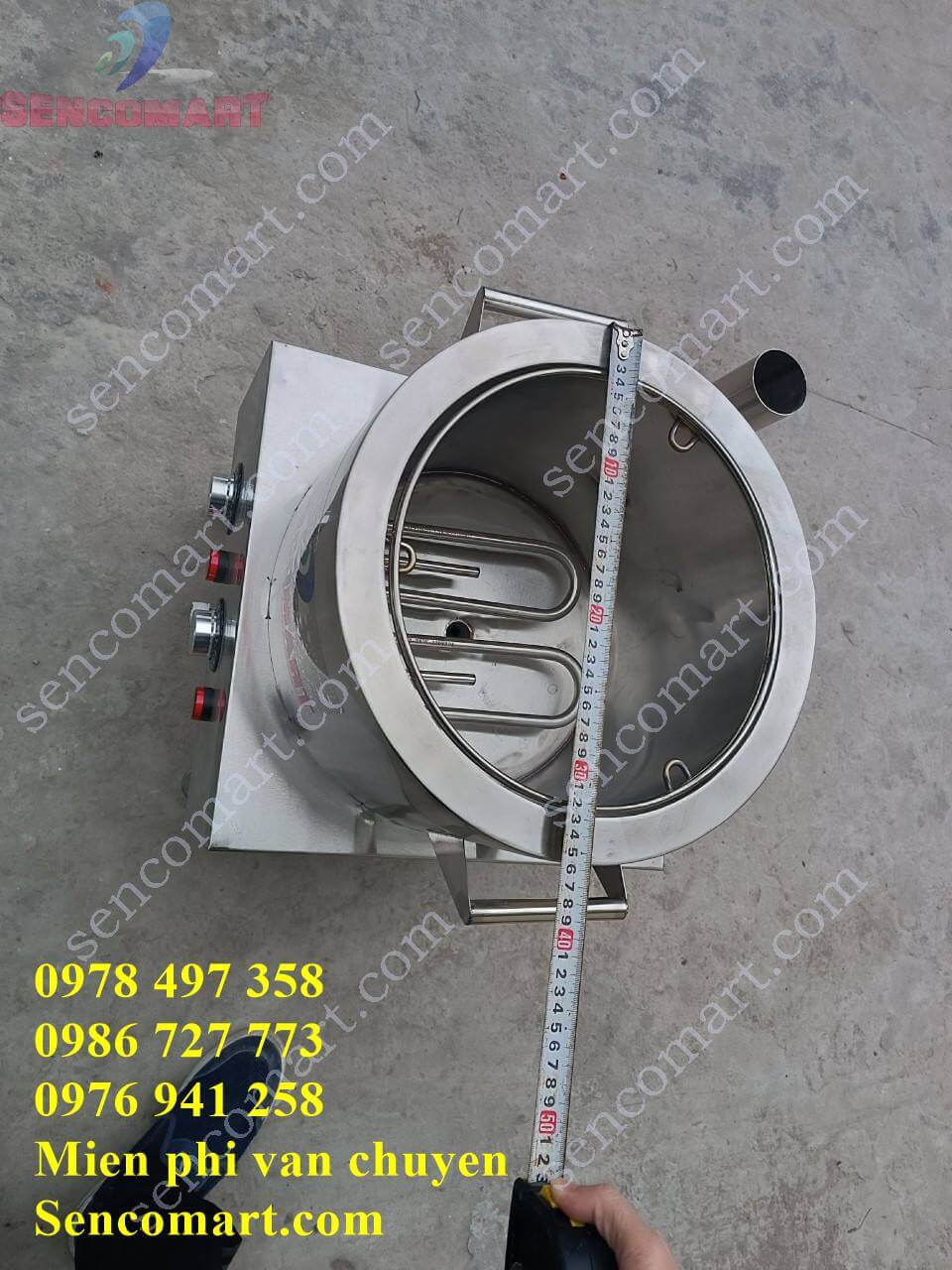 Nồi tráng bánh cuốn nóng điện 220V