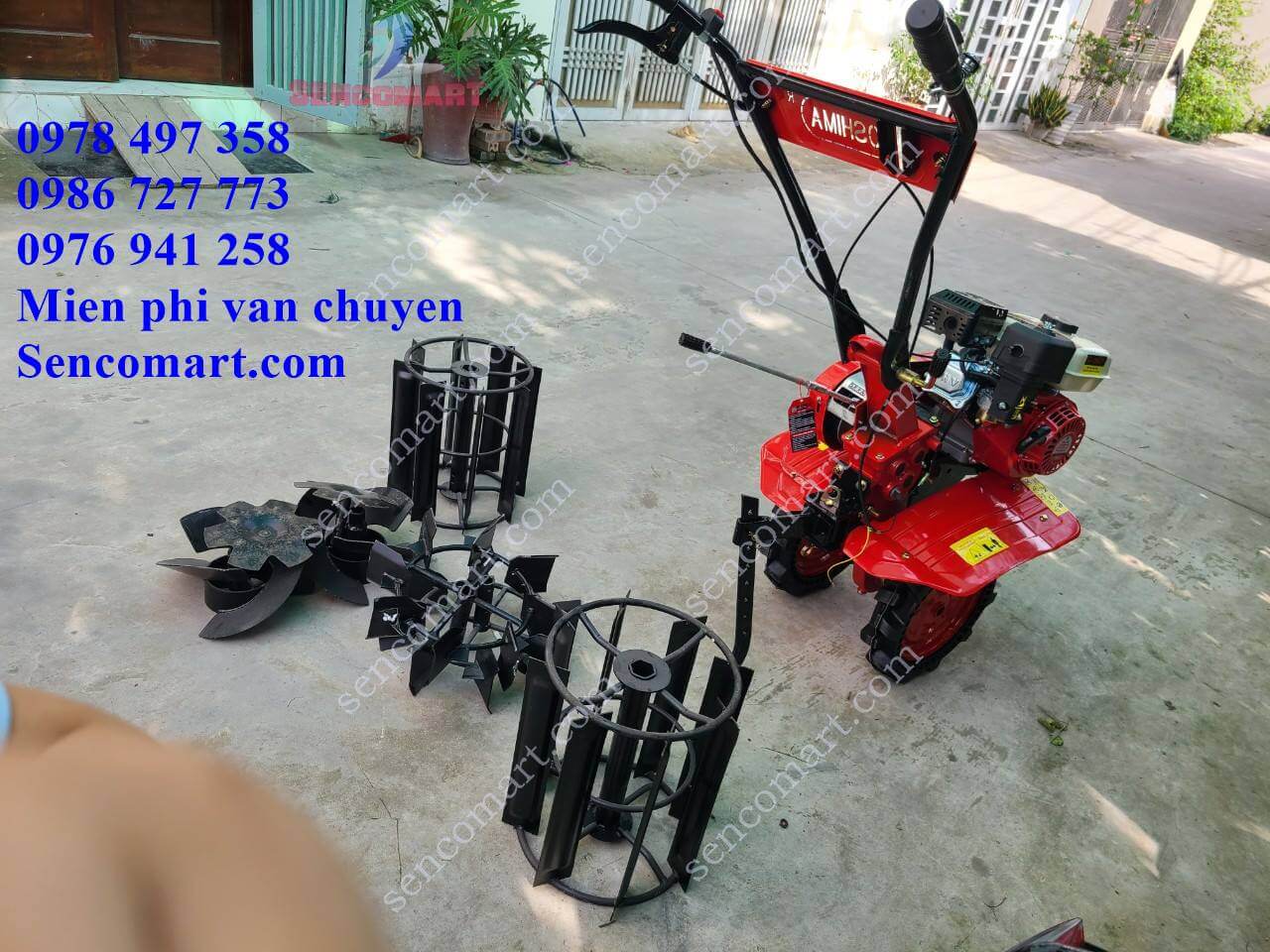 Máy xới đất Oshima XDX C mẫu mới 2024 7HP