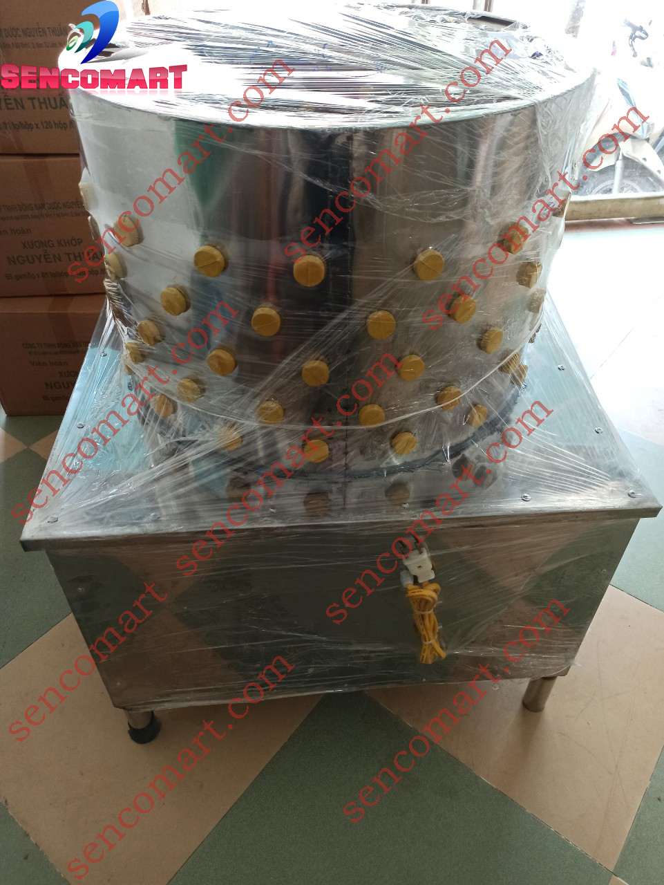 Máy vặt lông gà vịt Inox304 p55