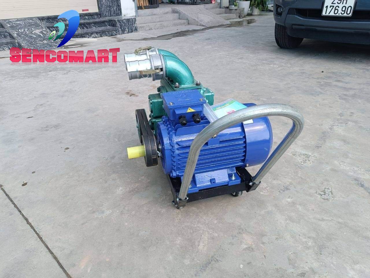 Máy Hút Phân Heo Họng 75 Tốc Chậm Chống Tắc Họng Hiệu Quả