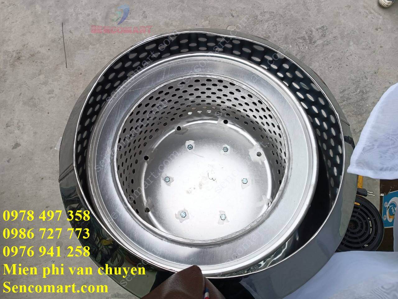 Máy vắt sắn nước, vắt li tâm công nghệ mới nhất hiện nay, made in Việt Nam.