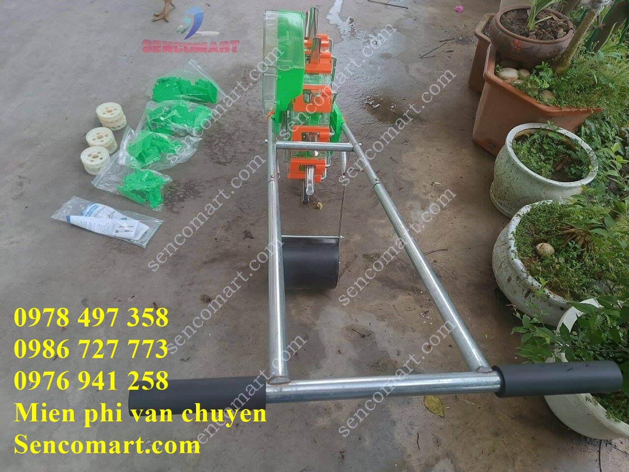 Máy gieo hạt SC 989, nhựa dẻo chuẩn, bảo hành 2 năm