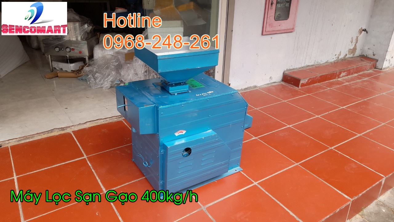 Chuyên tư vấn - cung cấp Máy lọc sạn gạo thổi trấu hết sạch bụi năng suất 400kg/h