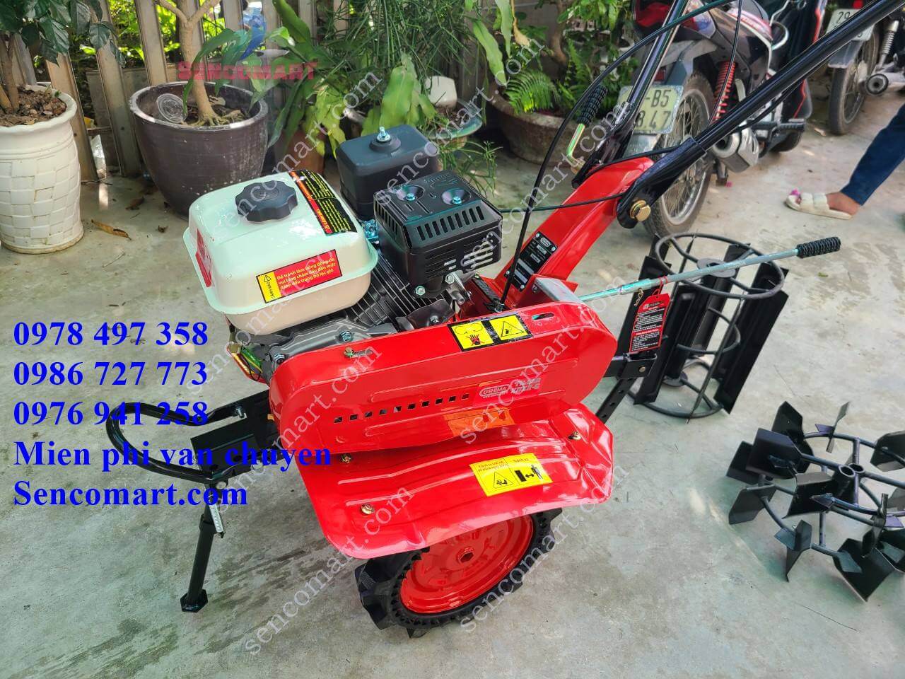 Máy xới đất chính hãng Nhật Bản Oshima