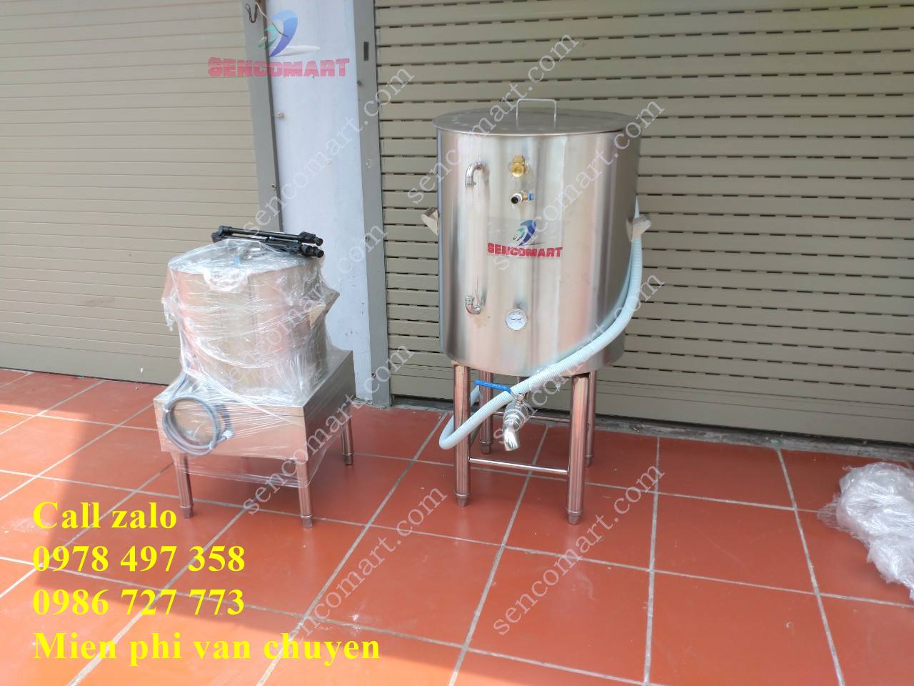 Nồi nấu đậu hũ chạy điện 80 lít