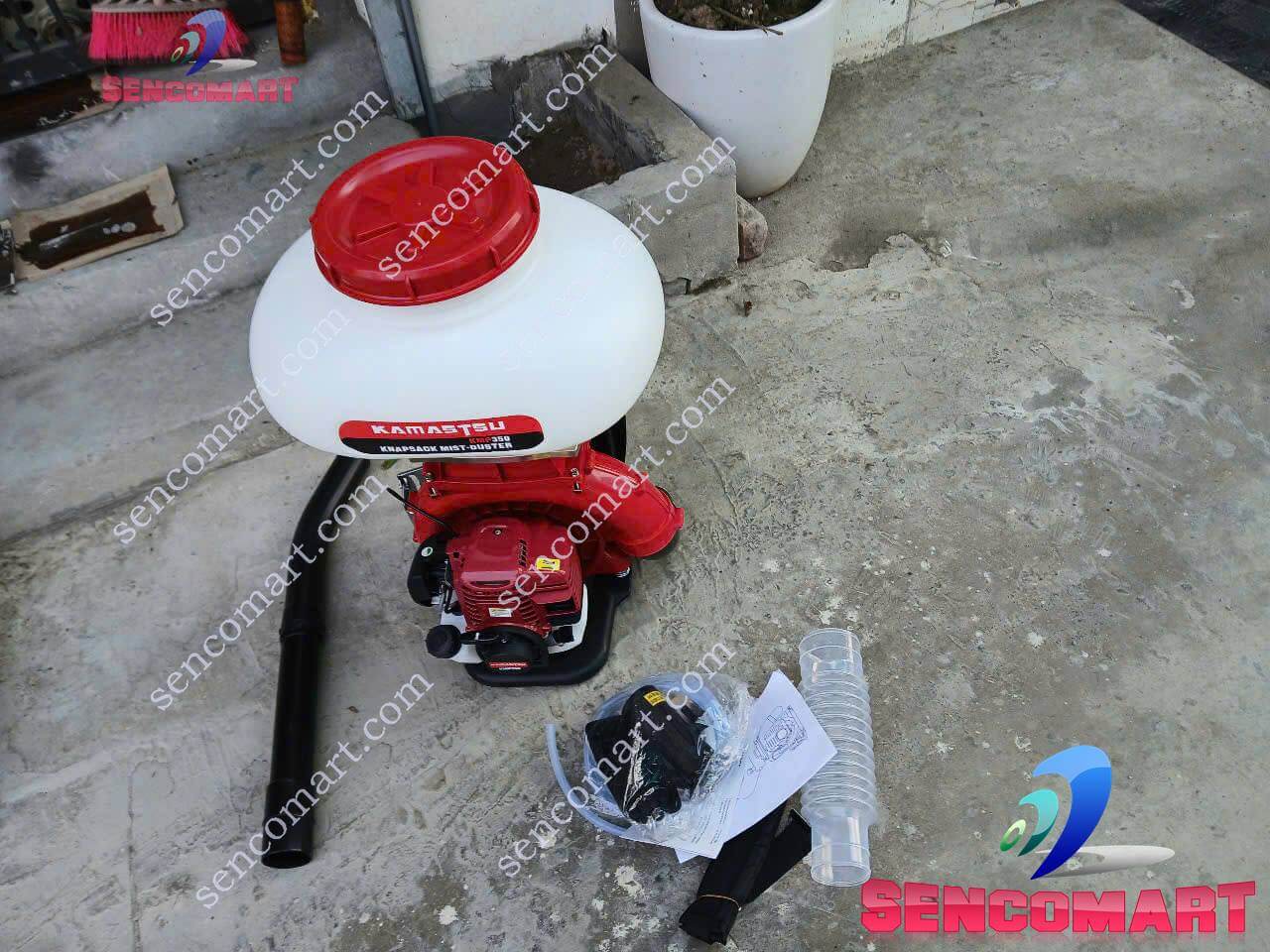 Máy xạ lúa phun vôi gieo hạt 4 thì