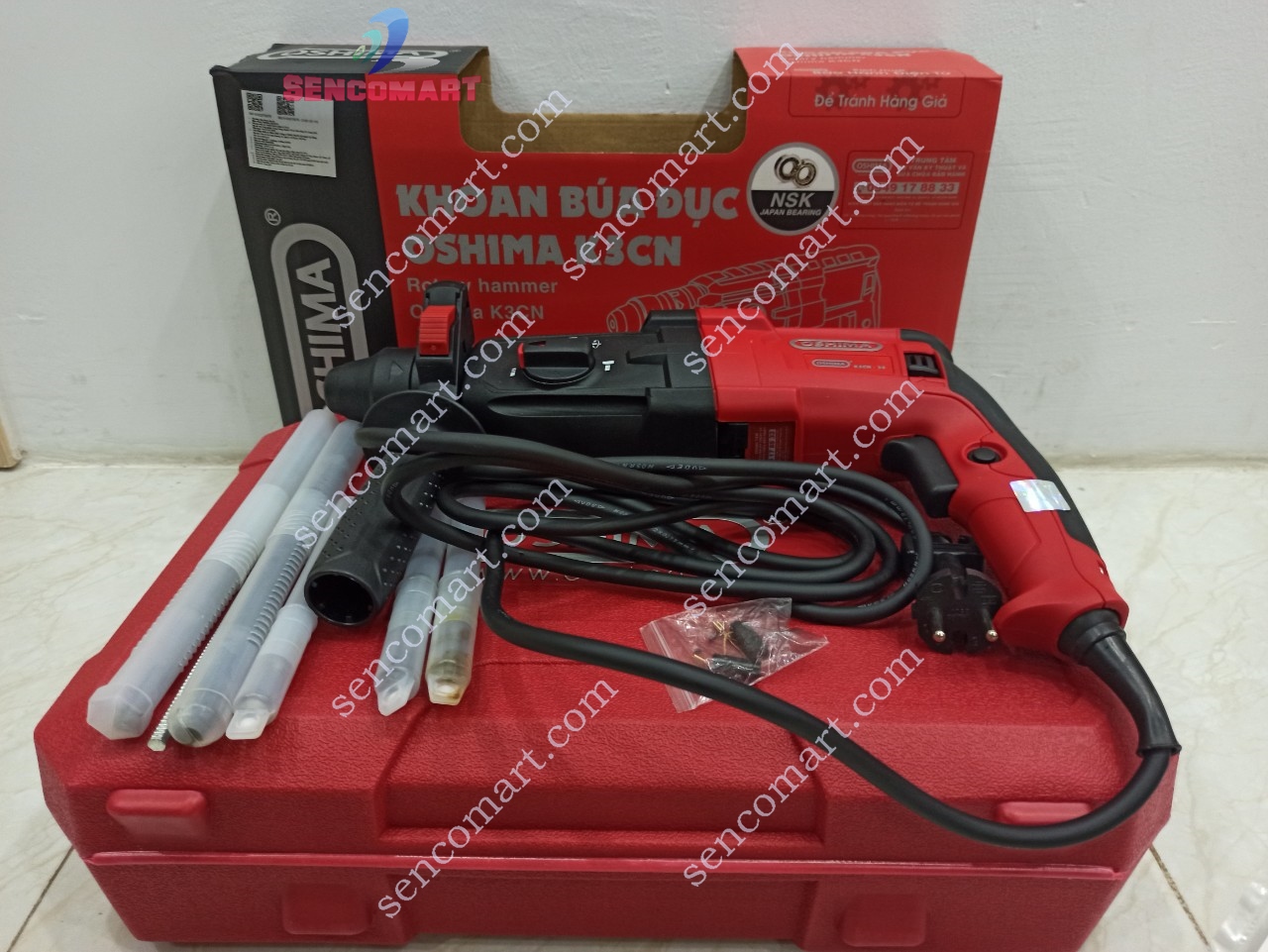 Máy khoan đục bê tông 3 chức năng Oshima