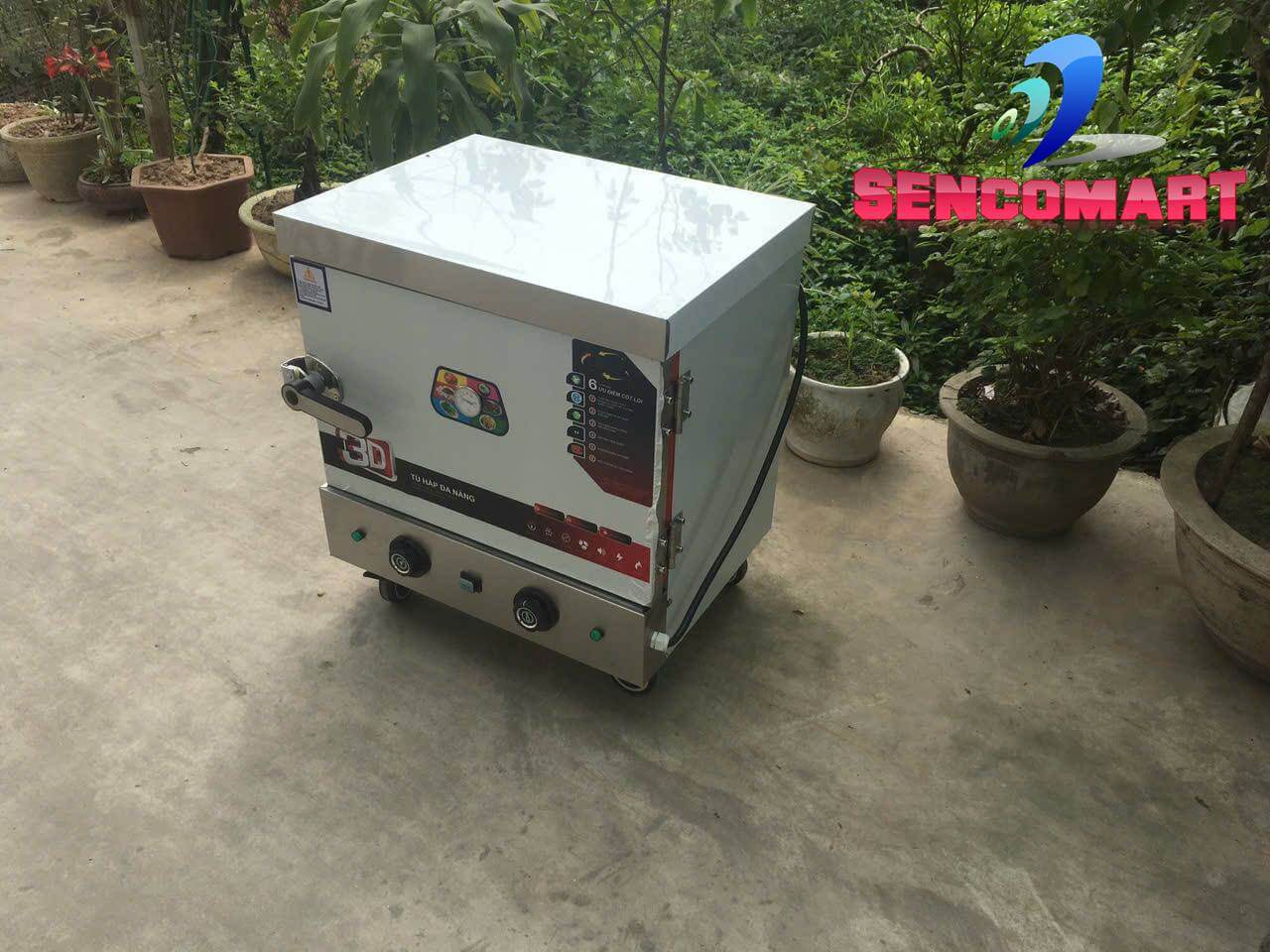 Tủ Cơm 4 Khay Chạy Điện Có Hẹn Giờ – Nấu Cơm Nhanh, Tiện Lợi