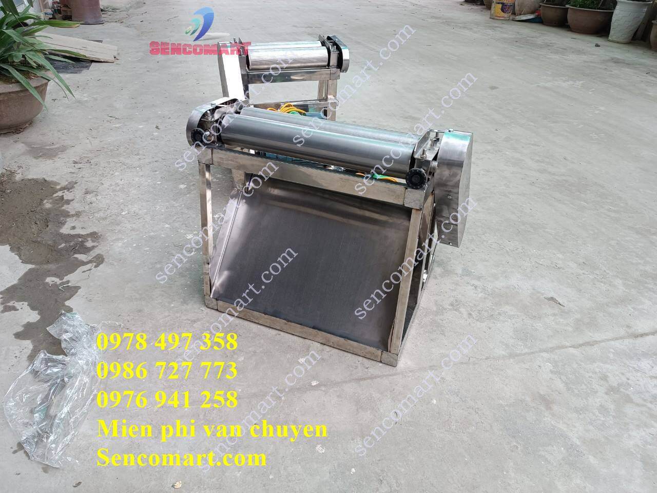 Máy Làm Xơ Mướp Công Nghiệp – Cán, Tách Xơ Mướp Nhanh Chóng