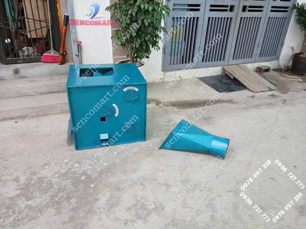 Thùng thổi trấu lắp cho cối lức 1000, phân phối bảo hành toàn quốc