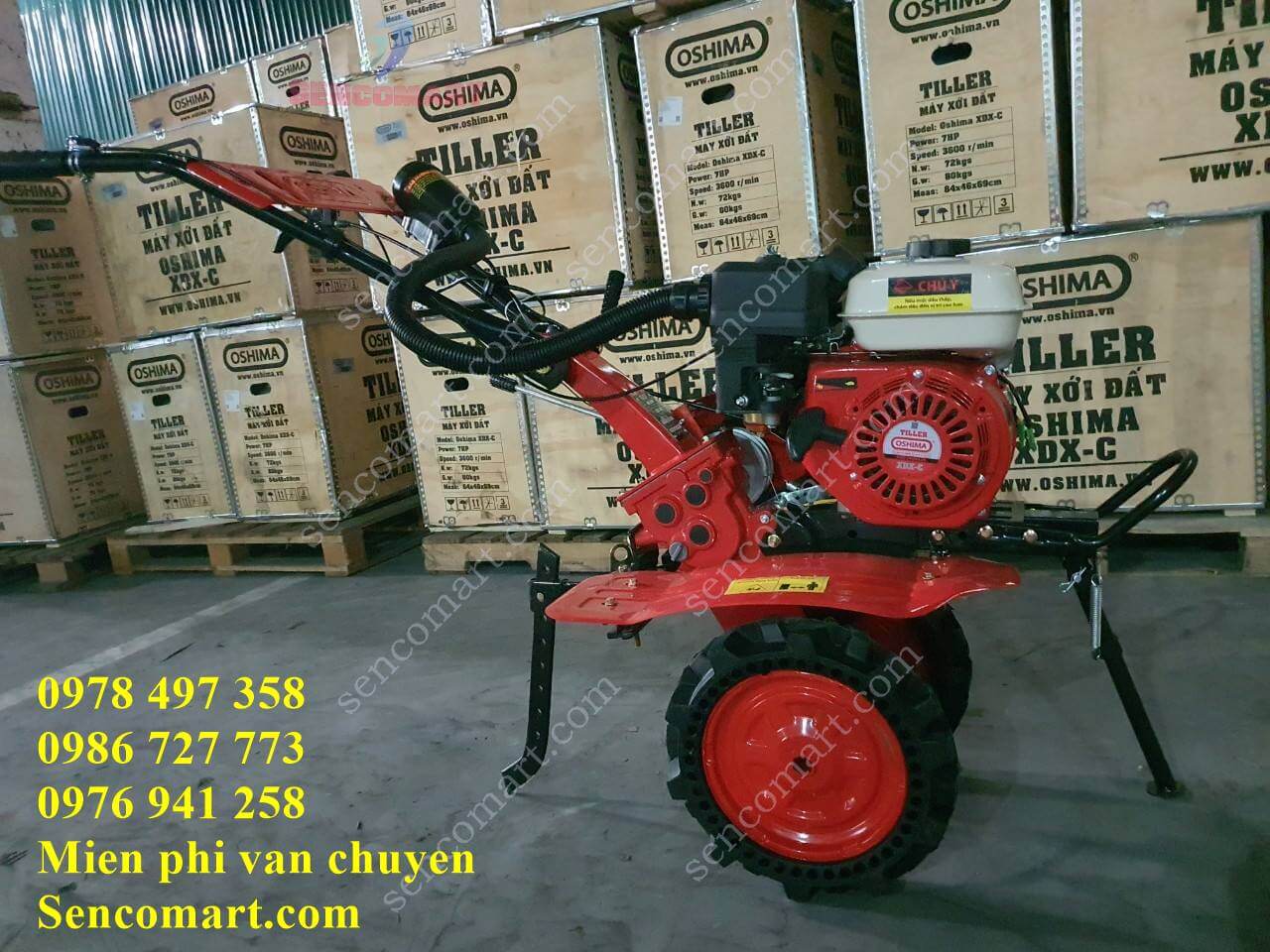 Máy xới đất Oshima xdx c, mẫu mới chính hãng giá tốt