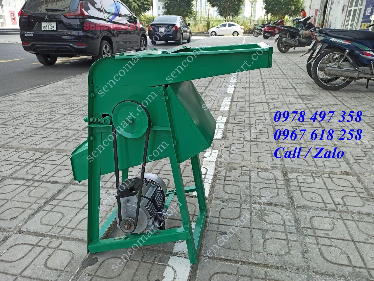 Máy tẻ hạt ngô, máy bóc tách hạt ngô siêu nhanh Sencomart
