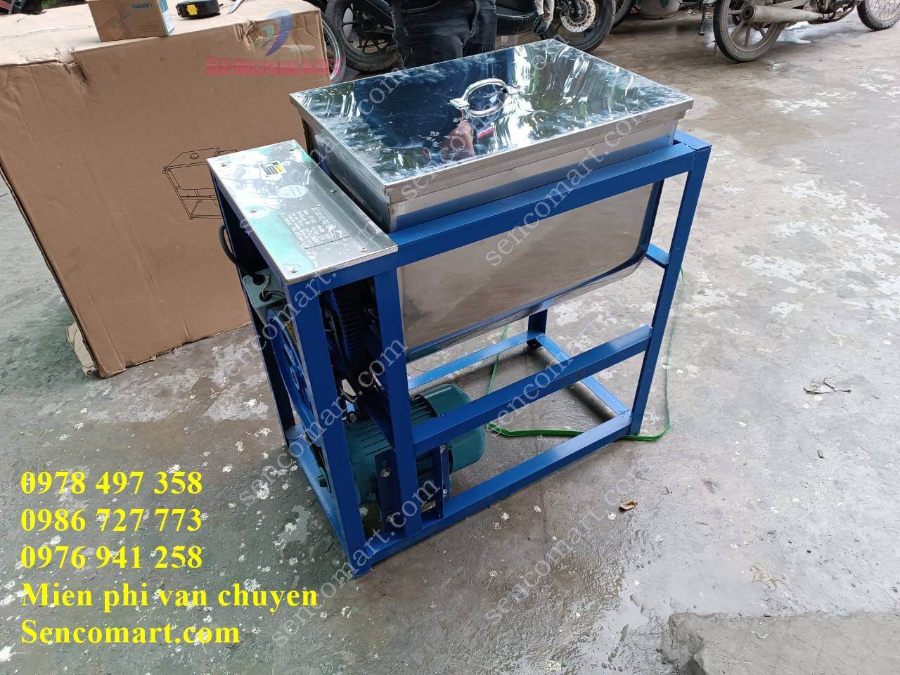 Máy trộn đảo thức ăn công nghiệp, trộn nộm rau gia vị