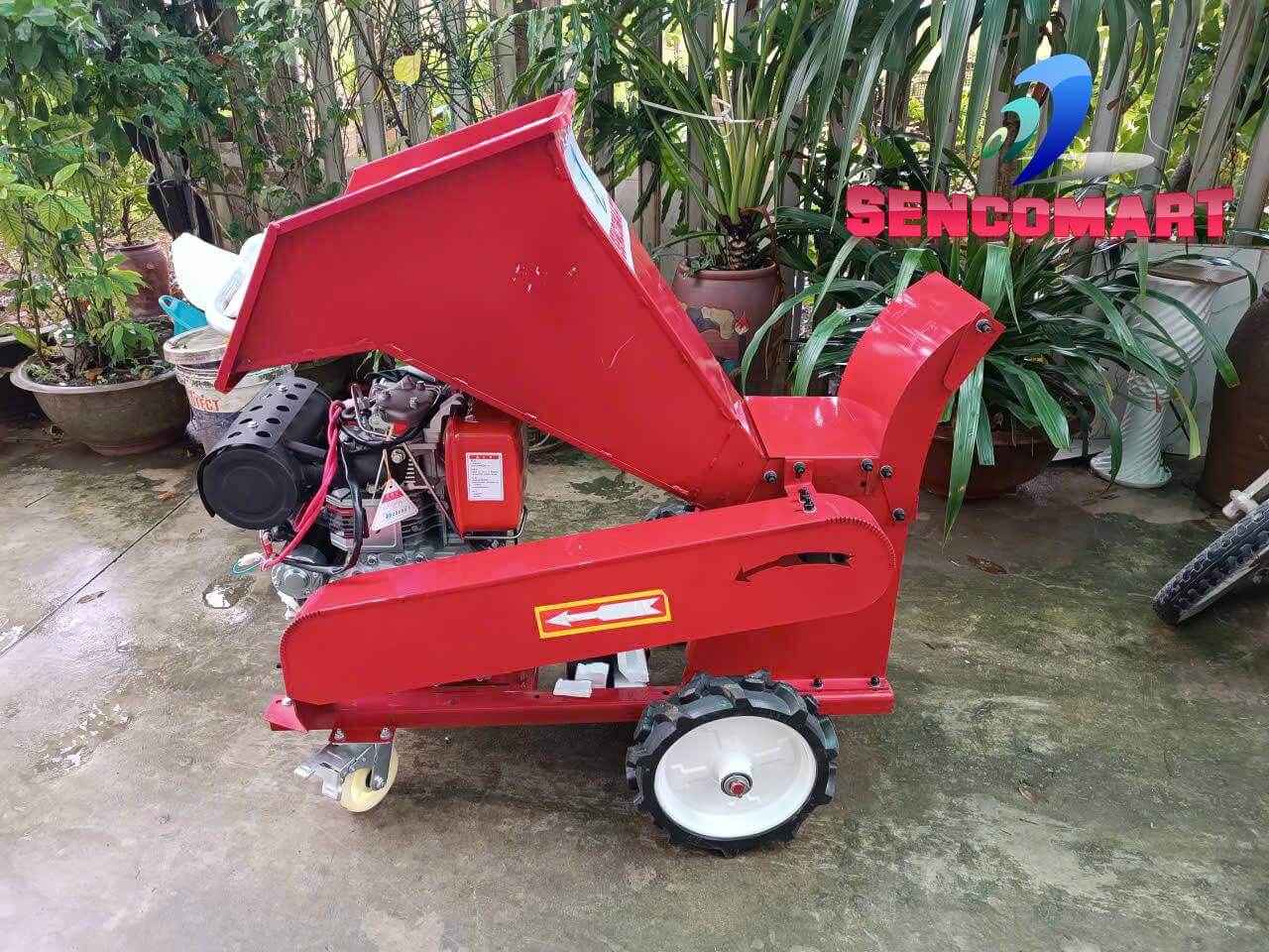 Máy Băm Cành Cây Chạy Dầu – Băm Cành Cây To, Lá, Phụ