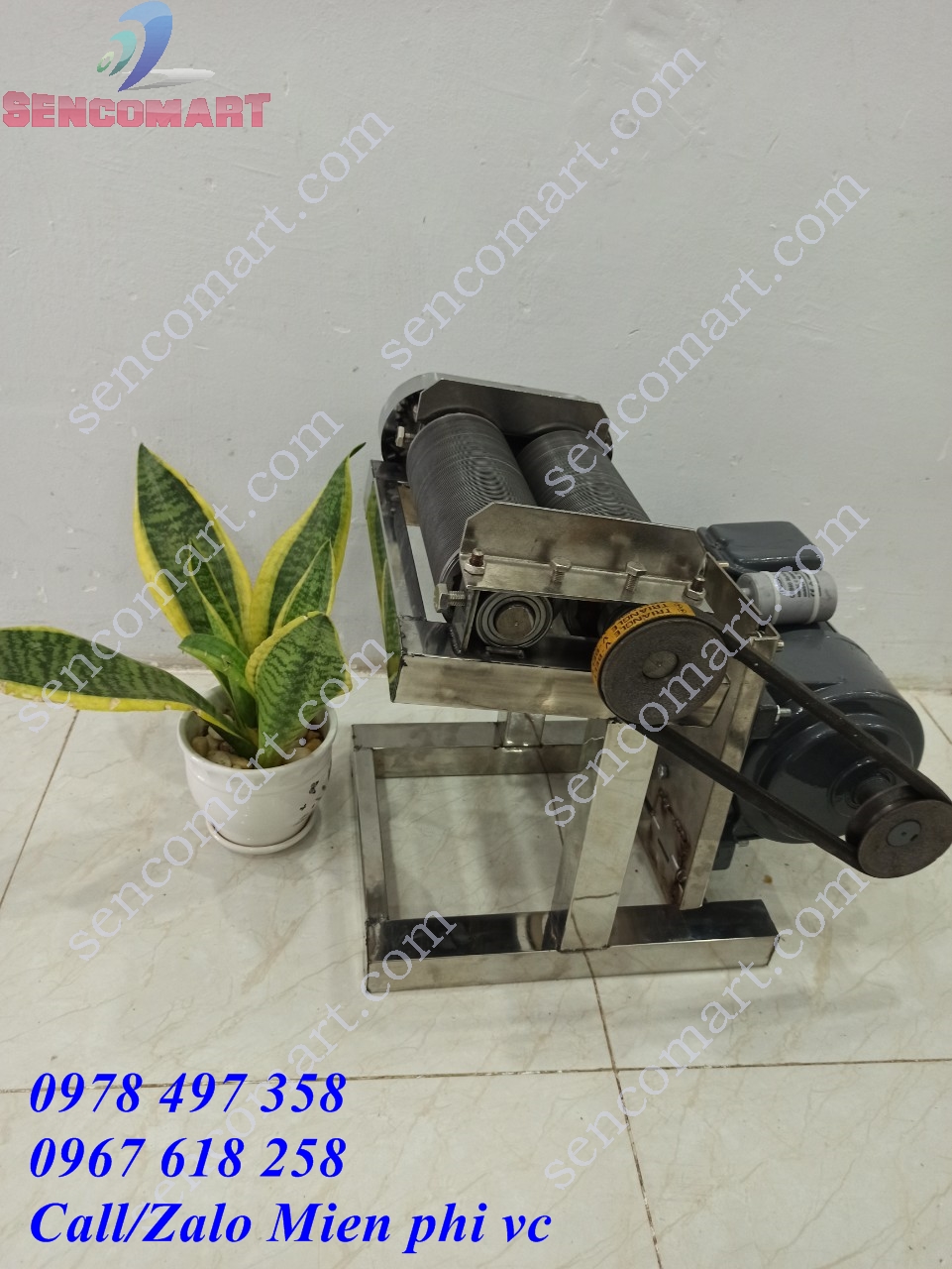 Máy thái lá chanh thế hệ pro tại Sencomart, chạy điện