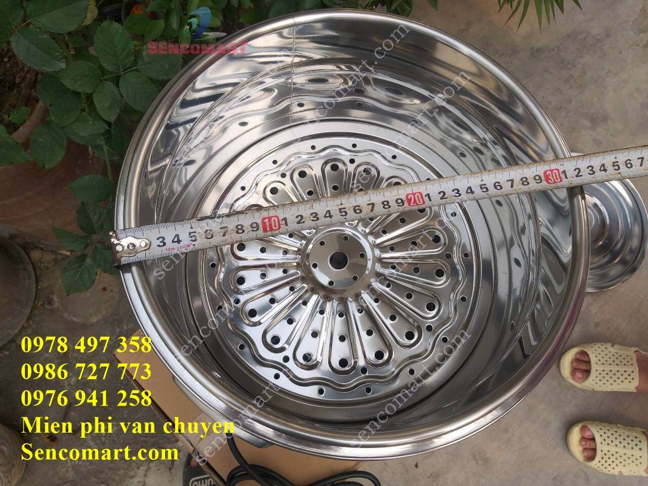 Nồi cháo nhập khẩu 25L inox 304 bền đẹp