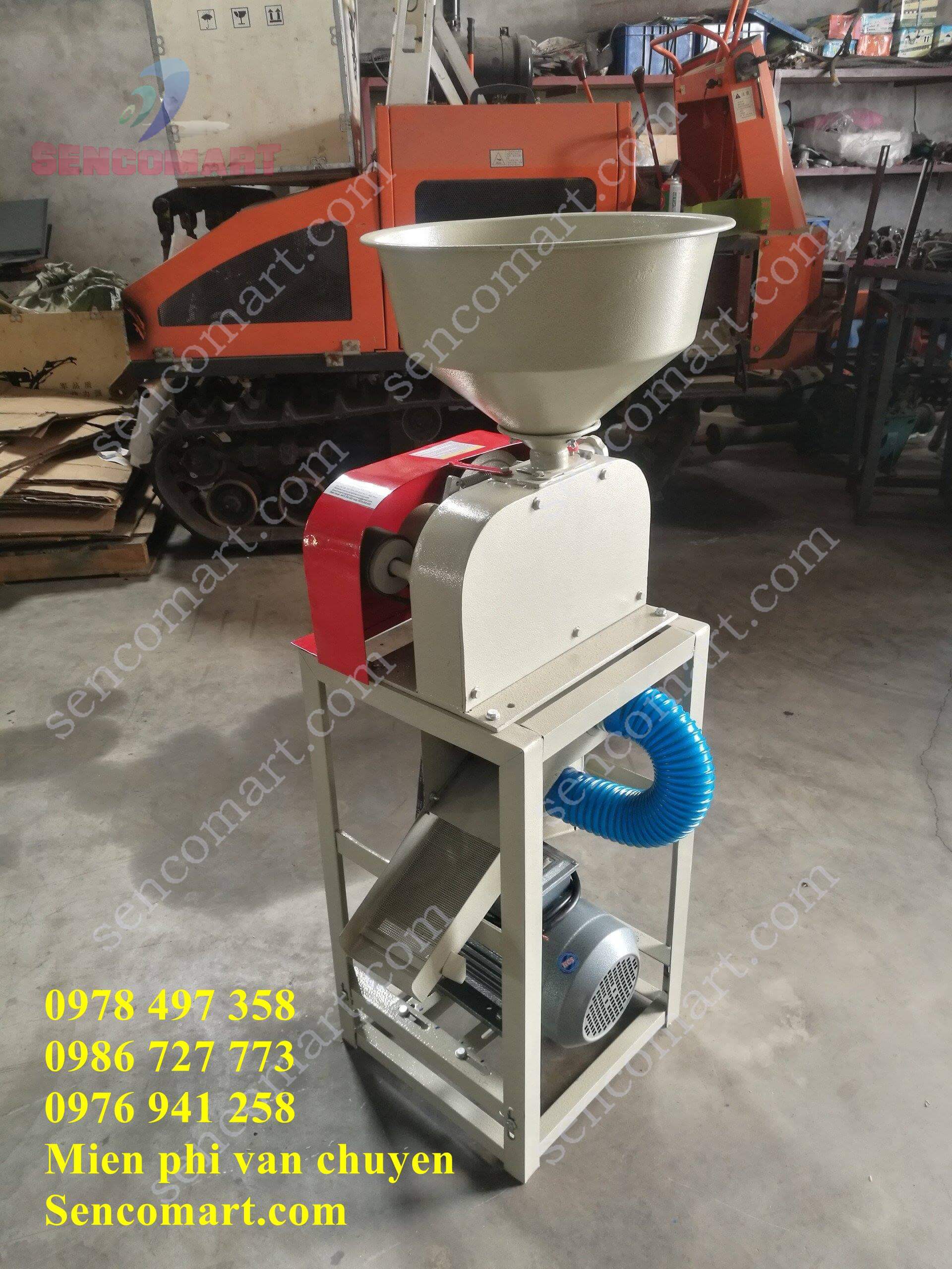 Máy xát gạo lức dùng nấu rượu cho gia đình tiện lợi