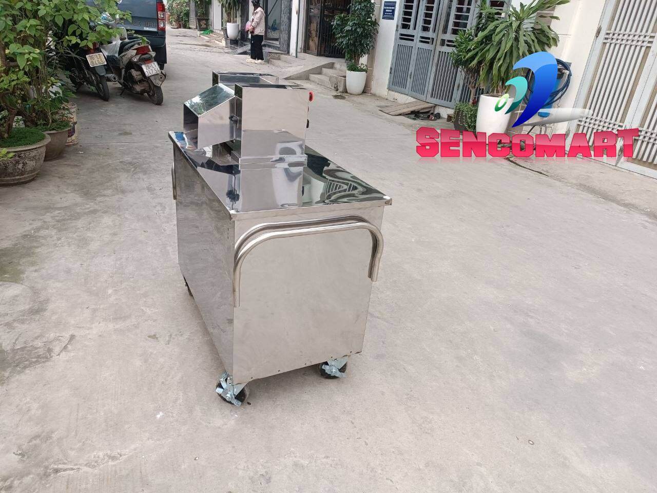 Máy Ép Nước Mía Để Bàn 2 Cây - Motor Nhật Bãi 800W Siêu Khỏe