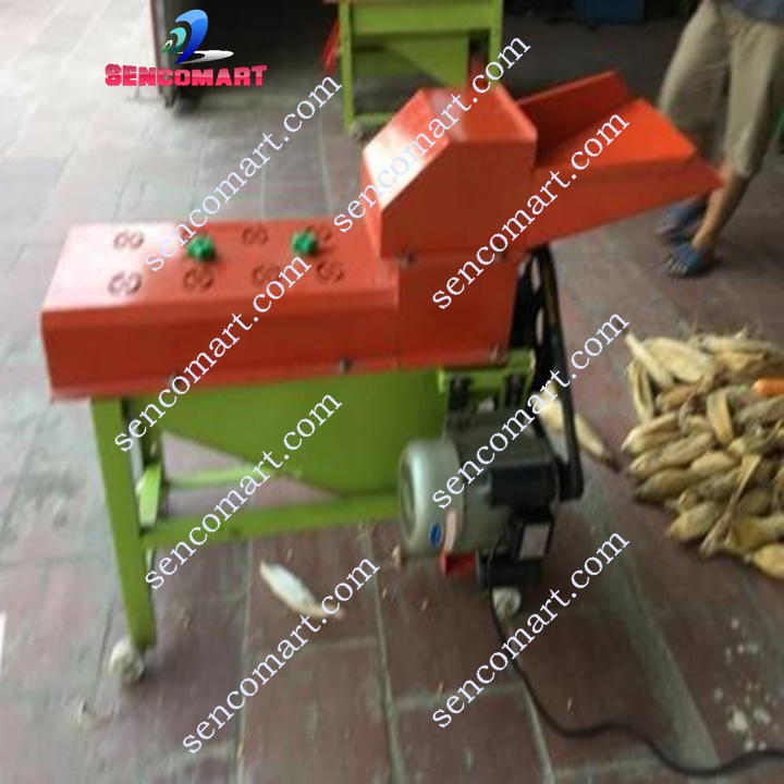 Máy bóc vỏ ngô 4 trục có quạt gió lớn - Máy lột vỏ bắp