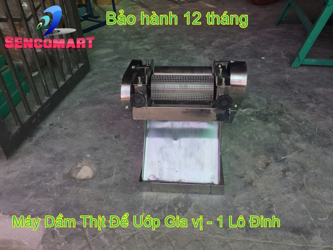 Máy làm mềm thịt gia đình, inox 304, vận hành êm ái