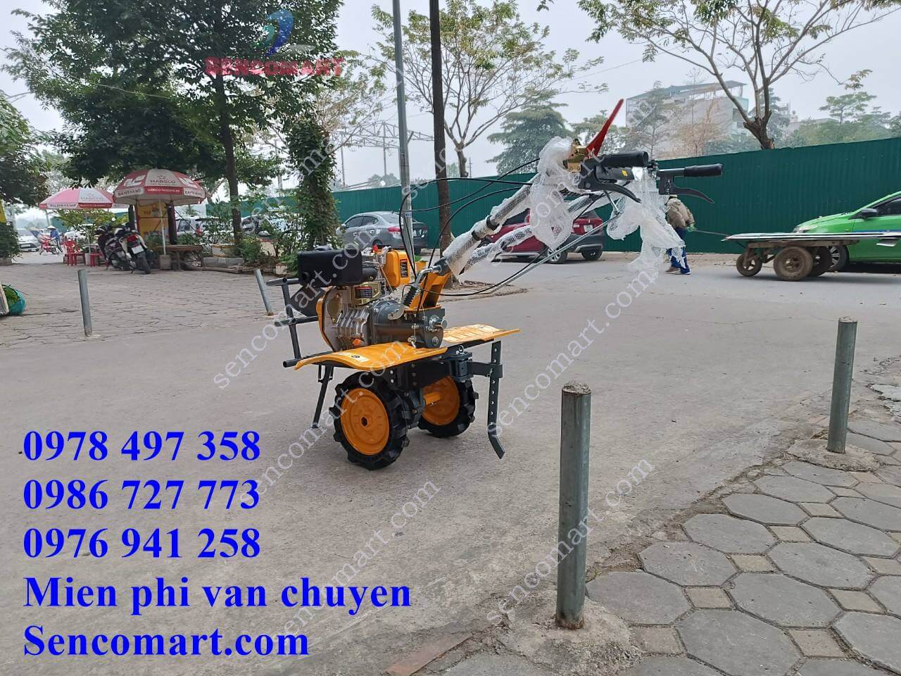 Máy xới đất chạy dầu đầu nổ 178 cực khỏe thương hiệu Taro