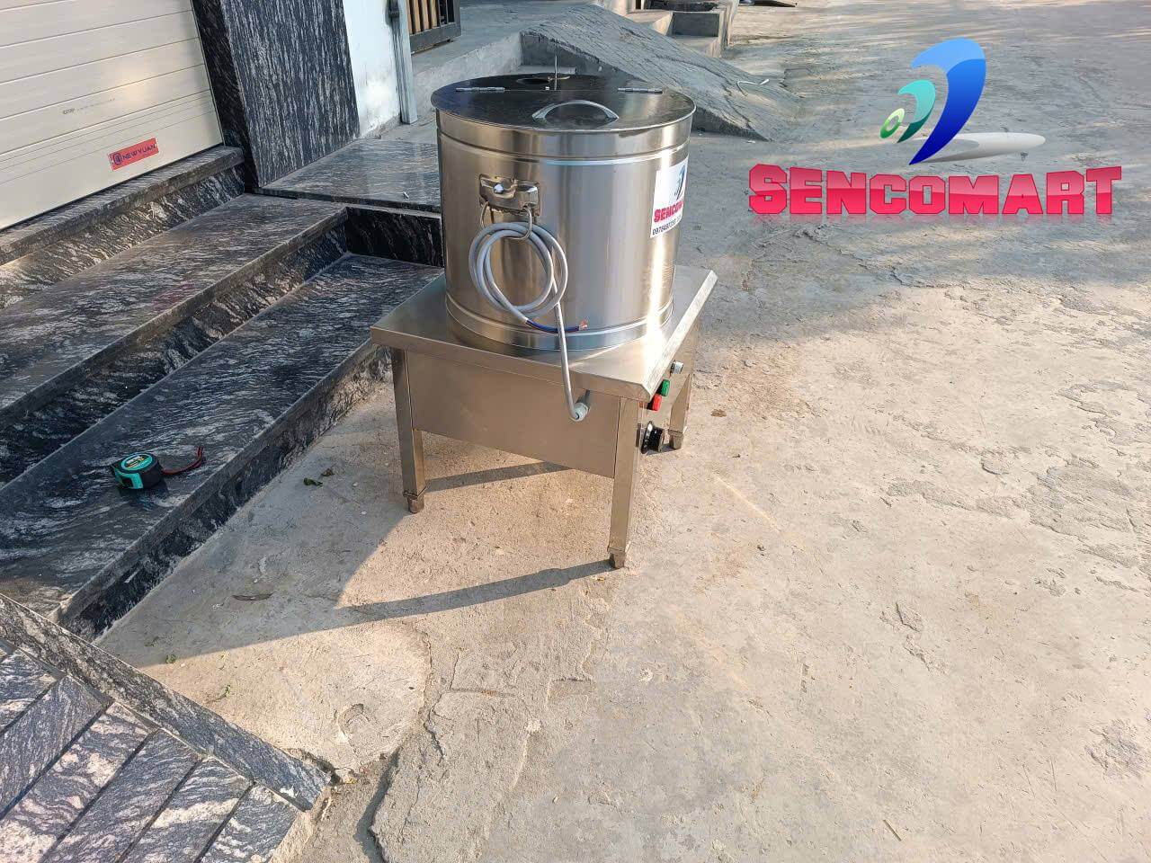 Nồi Phở Điện Mâm Nhiệt Inox 304: Đế Vuông Vững Chãi, An Toàn