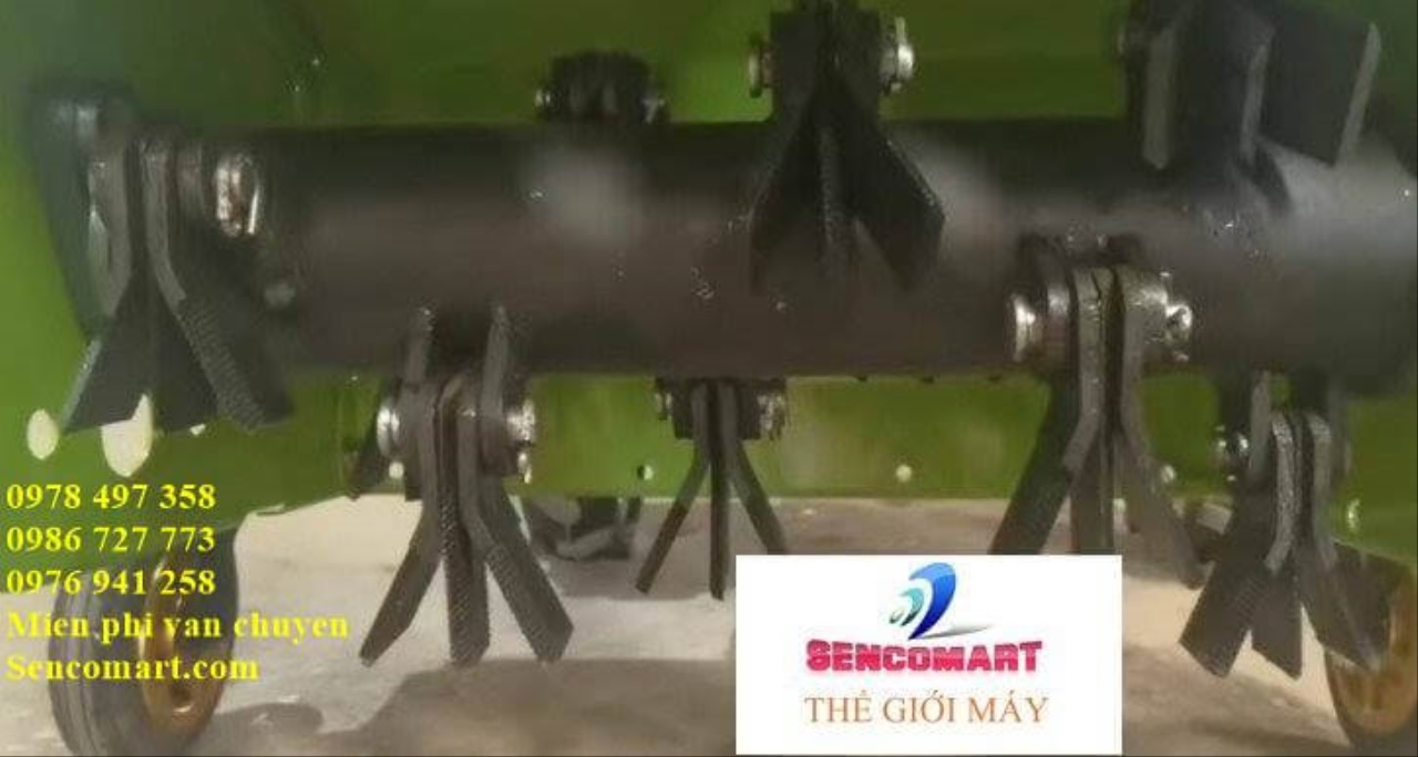 Máy băm cỏ trục băm tự hành, động cơ xăng 6,5HP