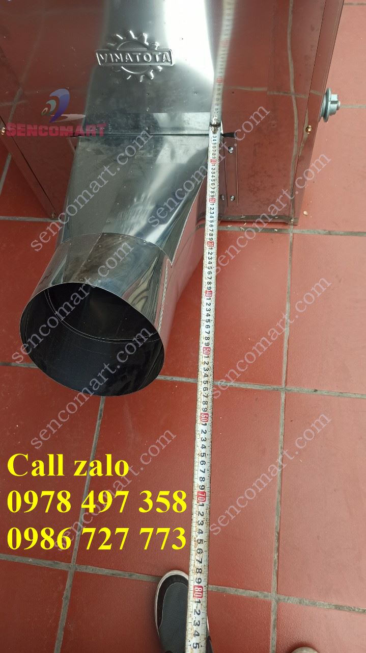 Thùng dê thổi trấu inox Vinatota