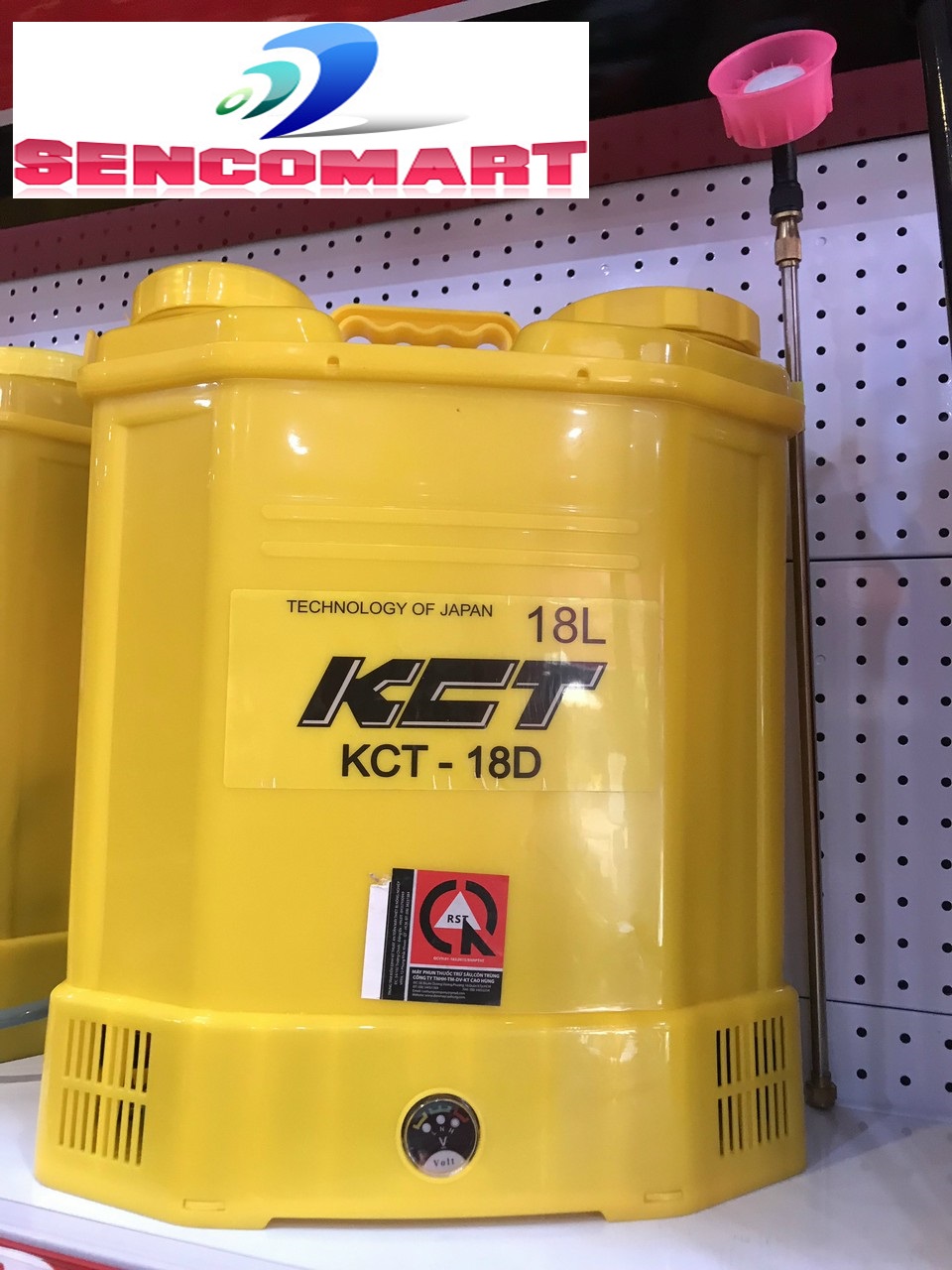 Bình phun thuốc chạy điện 18 lít, Máy phun thuốc khử khuẩn diệt côn trùng KCT 18D