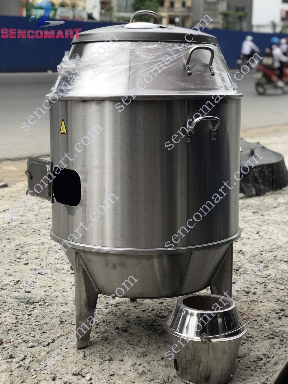 Lu nướng gà vịt inox phi 80