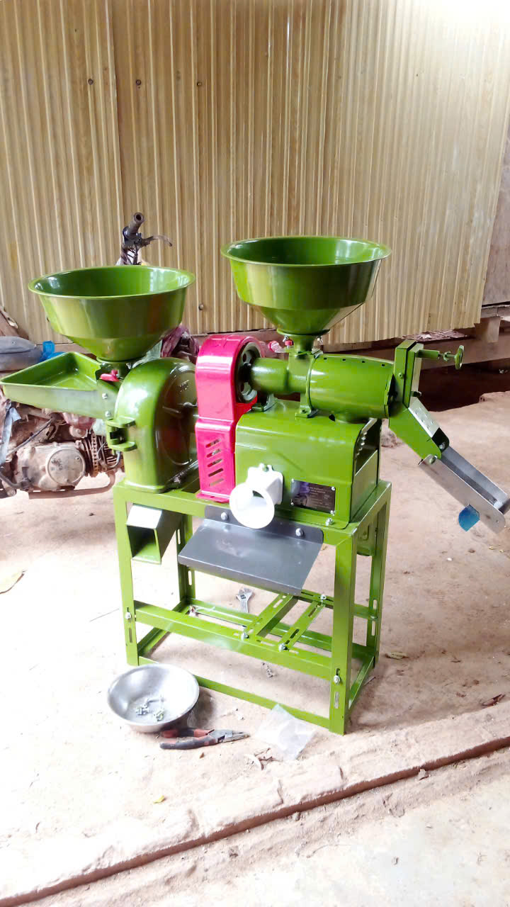MÁY XÁT GẠO CHẠY XĂNG, DẦU SENCOMART 688