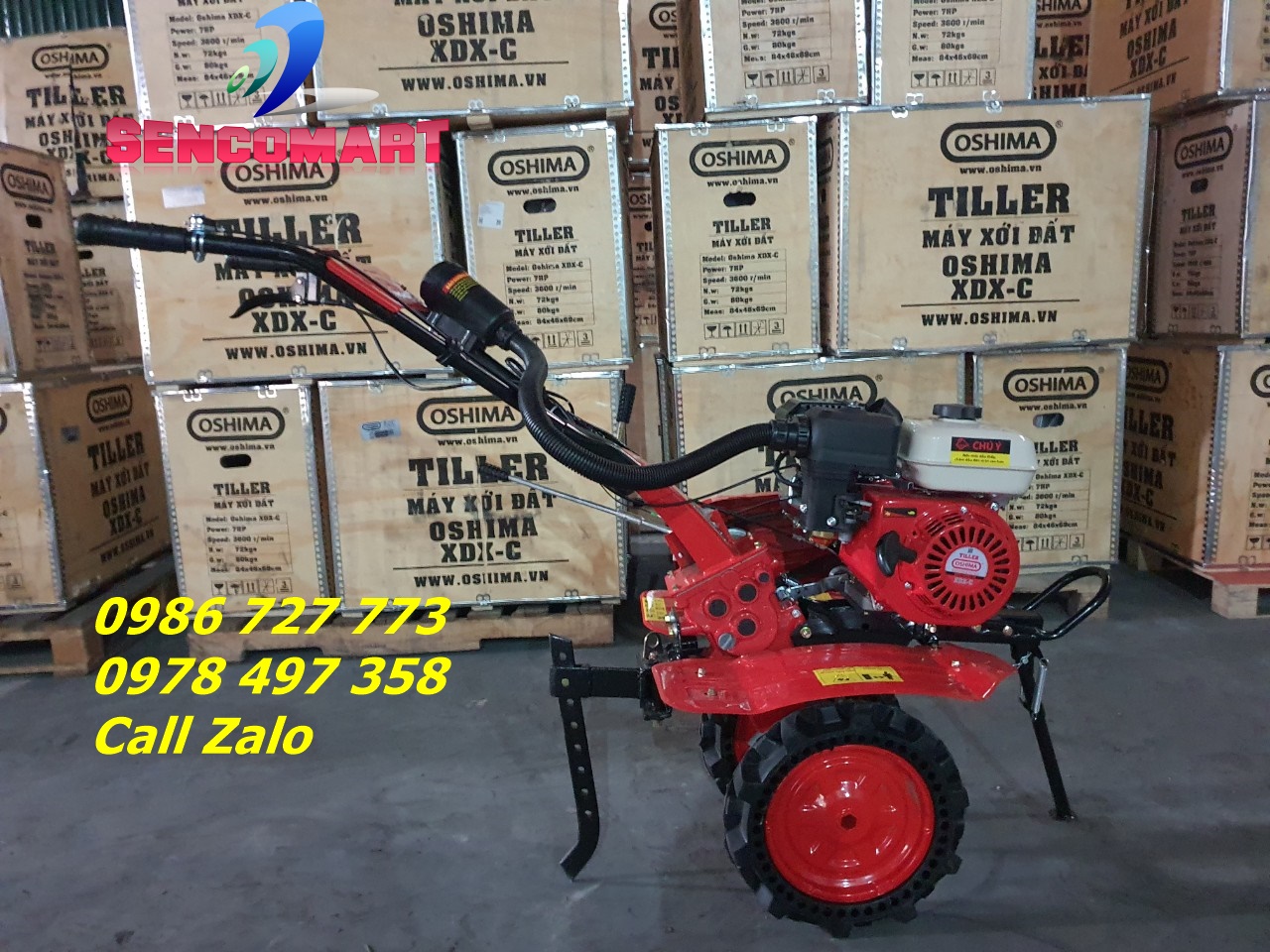 Máy xới đất oshima XDX-C phiên bản mới
