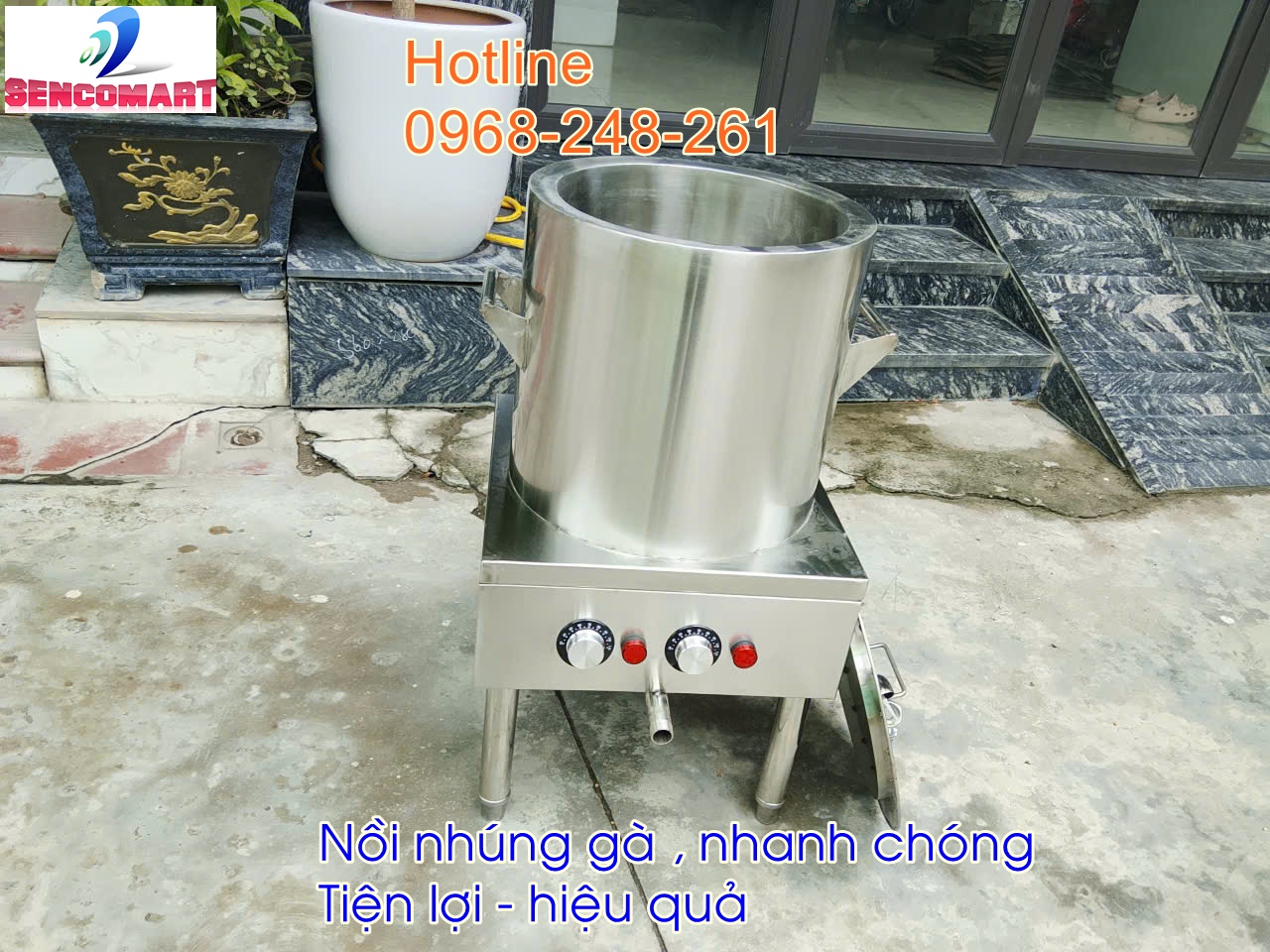 Siêu phẩm Nồi đun nước nhúng gà - giữ nhiệt tốt, an toàn