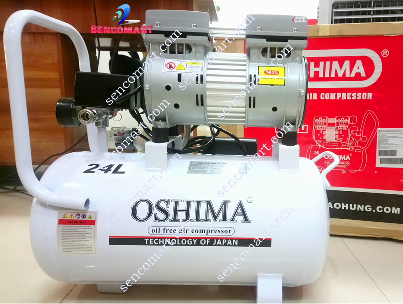 MÁY NÉN KHÍ KHÔNG DẦU OSHIMA 24L