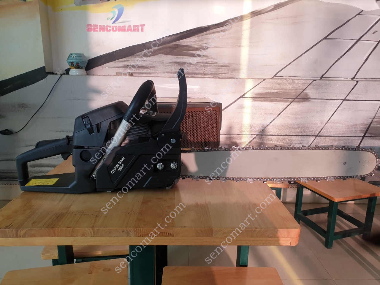 Máy cưa xích chạy xăng 2 thì CHAIN SAW 5800CC