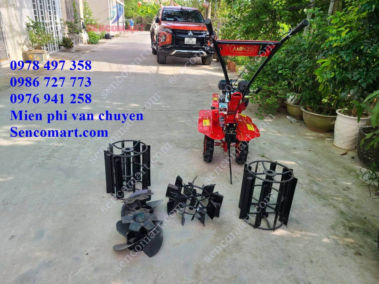 Máy xới đất Oshima XDX C mẫu mới 2024 7HP