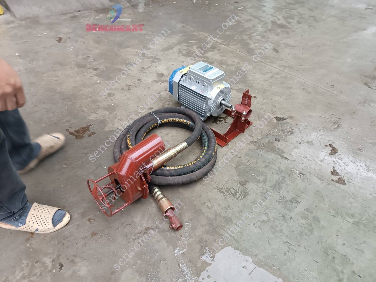 Máy hút chất thải, hút bùn, bioga cáp mềm HBM-6M