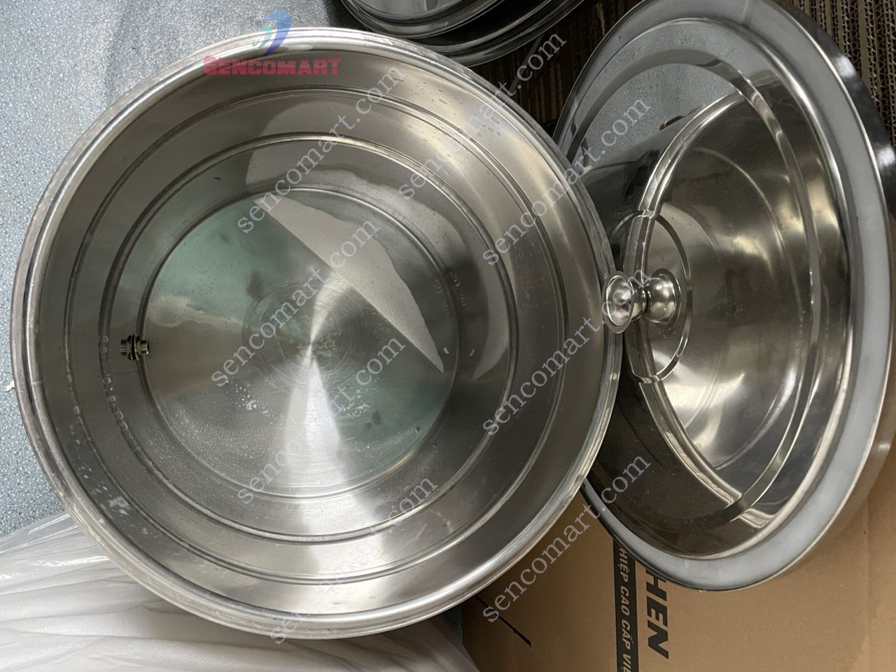 Nồi nấu cháo, nồi nấu sữa, nấu thạch 25L dùng điện gia đình 220v